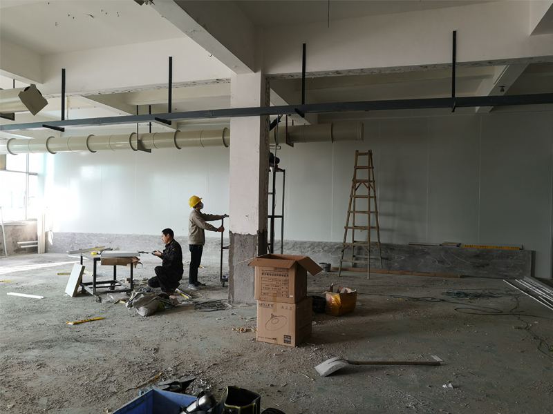 2018年8月深圳市頂成電子公司福建工廠裝修進(jìn)行中！